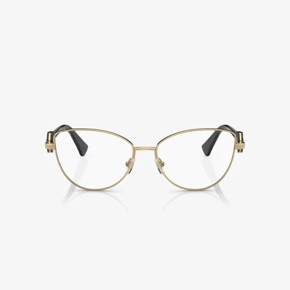 FIRM PRICE Authentic Versace 1284 Gold and Black Women's Glasses brand new - Picture 3 of 6